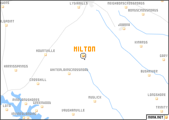 map of Milton