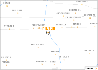 map of Milton