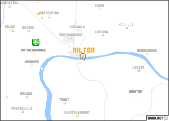 map of Milton