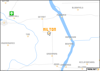 map of Milton