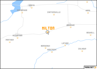 map of Milton