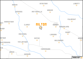 map of Milton