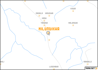 map of Milundikwa