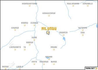 map of Milundu