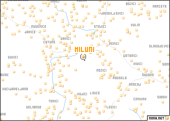 map of Miluni