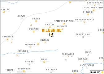 map of Milushino