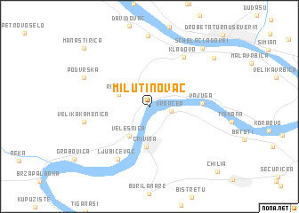 map of Milutinovac