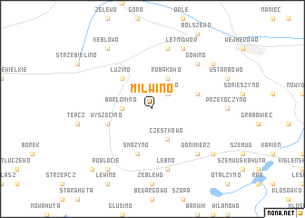 map of Milwino