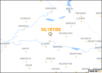 map of Milyatino