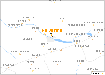 map of Milyatino