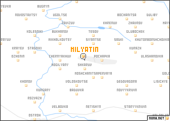 map of Milyatin