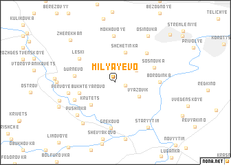 map of Milyayevo