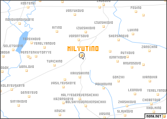 map of Milyutino