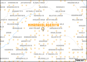 map of Mimanakoladeniya