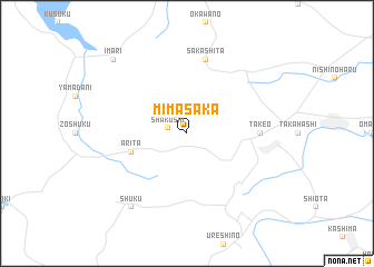 map of Mimasaka