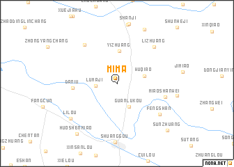 map of Mima