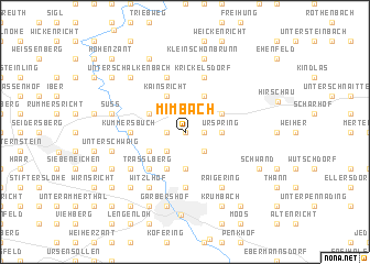 map of Mimbach