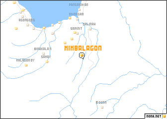 map of Mimbalagon