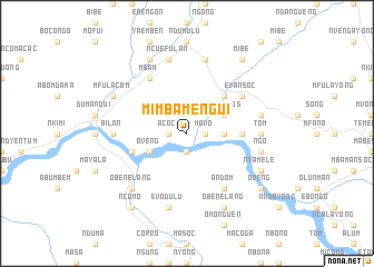 map of Mimbamengui