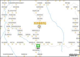 map of Mimbang