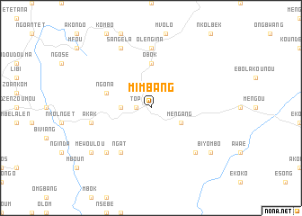 map of Mimbang