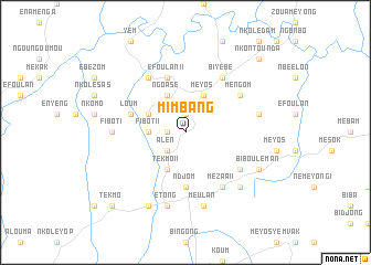 map of Mimbang