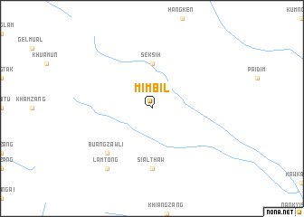 map of Mimbil