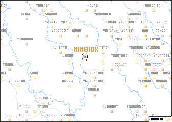 map of Mimbiok