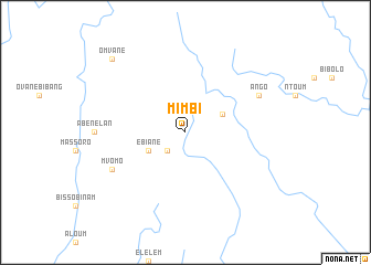 map of Mimbi