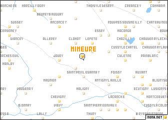 map of Mimeure