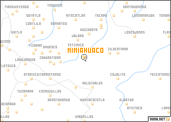 map of Mimiahuaco
