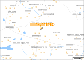 map of Mimiahuatepec