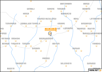 map of Mimima