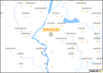 map of Mimingiri