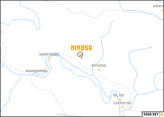 map of Mimosa