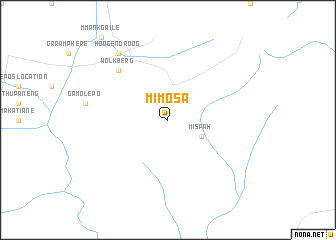 map of Mimosa