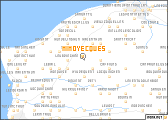 map of Mimoyecques