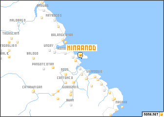 map of Mina-anod