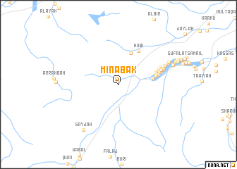 map of Minabāk