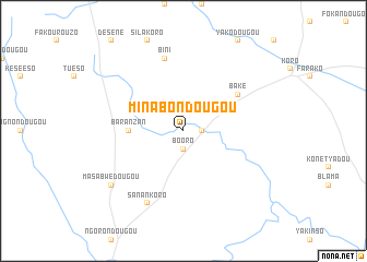 map of Minabondougou