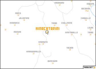 map of Mina Catariri