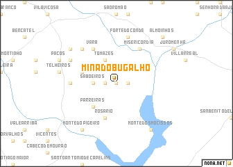 map of Mina do Bugalho