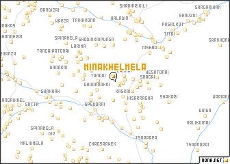 map of Mīna Khel Mela