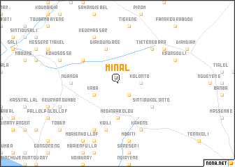 map of Minal