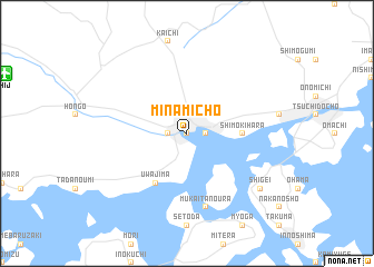 map of Minamichō