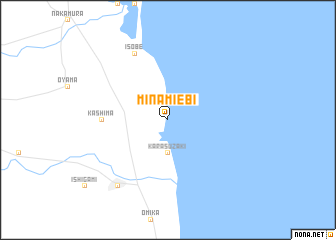 map of Minami-ebi