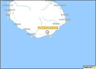 map of Minamihama