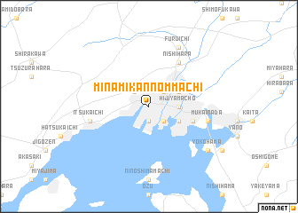 map of Minami-kannommachi