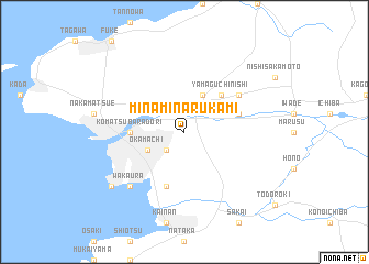 map of Minami-narukami