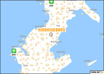 map of Minamiuebaru